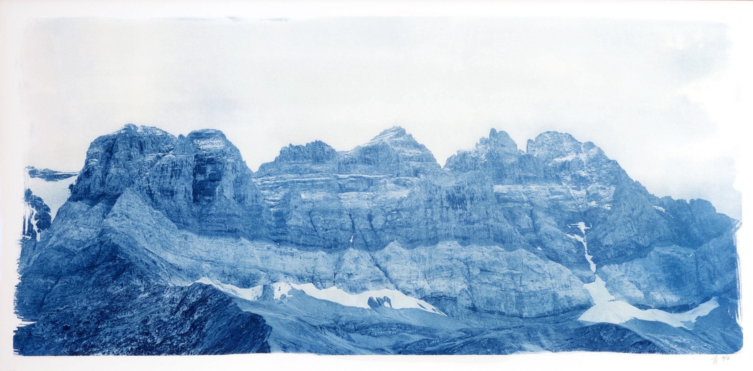 cyanotype "dents du midi"